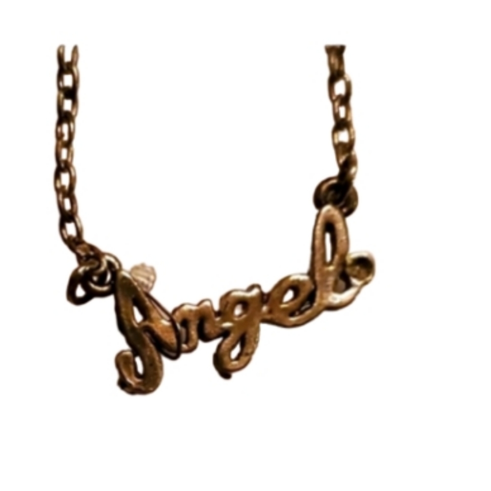 Set Vintage new 2001 Angel bracelet necklace
